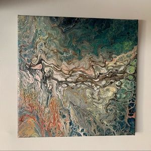 “Ice Cream Melting” Original Abstract Painting